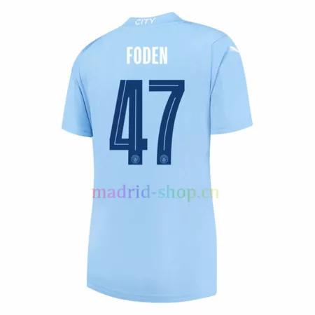 Camiseta Haaland Man City de UCL Primera Equipación 23-24 Mujer