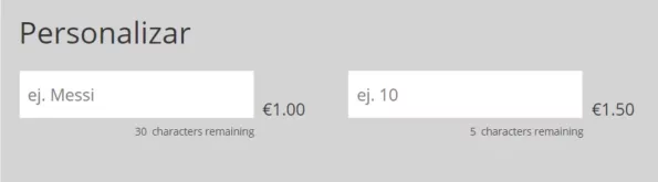 Cuanto vale poner tu nombre en una camiseta de futbol