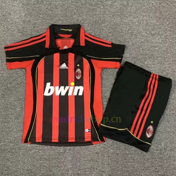 Camiseta AC Milan Primera Equipación 2006-07 Niño