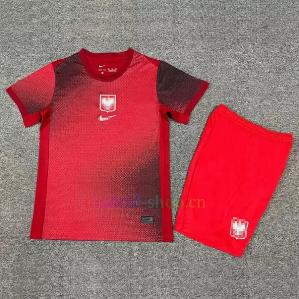 Camiseta Polonia Segunda Equipación 2024 Niño