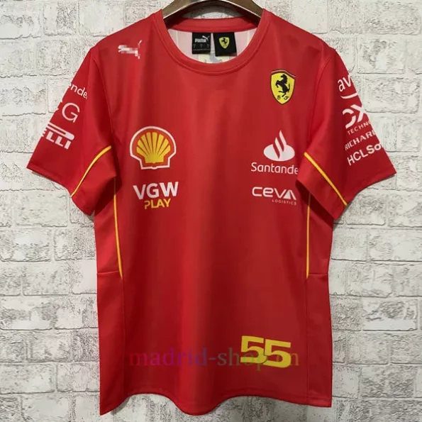 Camiseta Ferrari 55 Carlos Sainz 2024