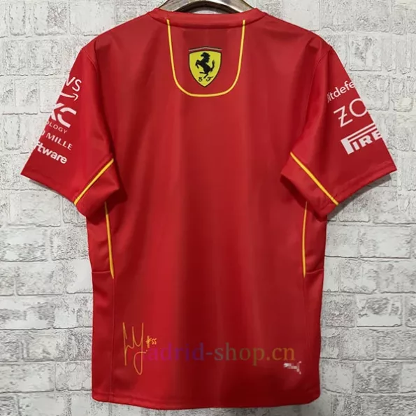 Camiseta Ferrari 55 Carlos Sainz 2024 - Imagen 2