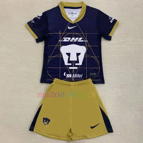 Camiseta Pumas de la UNAM Segunda Equipación 2024-25 Niño Camiseta Pumas de la UNAM Segunda Equipación 2024-25 Niño