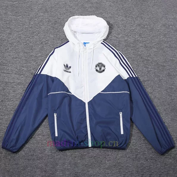 Windrunner Manchester United 2024-25 Azul Blanca