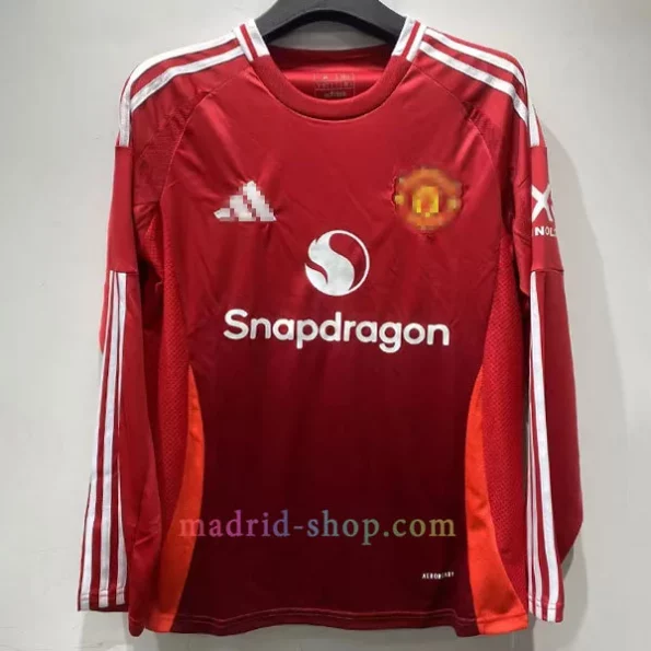 Camiseta Manchester United Primera Equipación 2024-25 Manga Larga