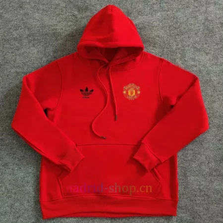 Sudaderas Con Capucha Manchester United 2024-25 Gris
