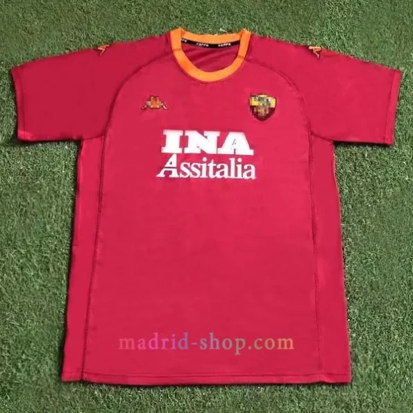 Camiseta Retro AS Roma Primera Equipación 2000-01