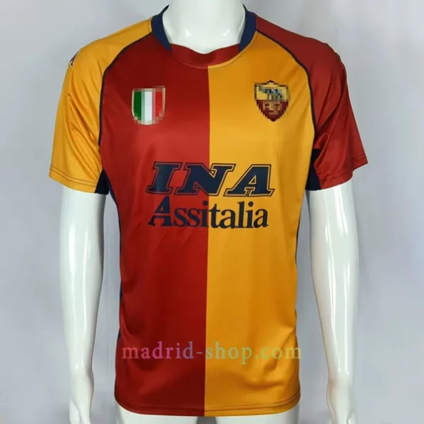 Camiseta Retro AS Roma Primera Equipación 2001-02