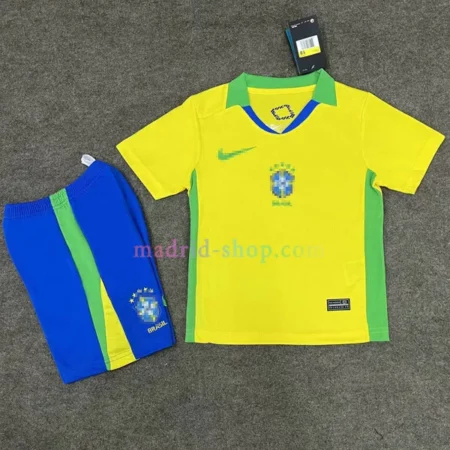 Camiseta Brasil Segunda Equipación 2025 Niño