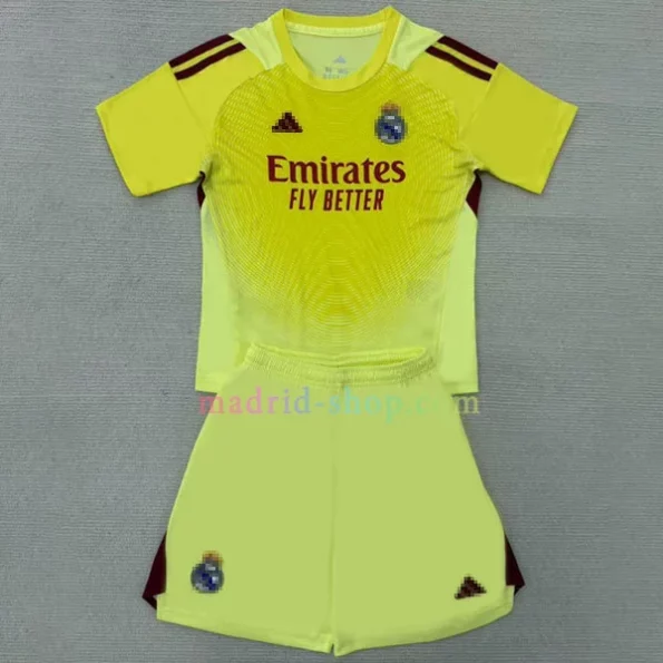 Camiseta de Portero Real Madrid 2025-26 Niño Amarillo