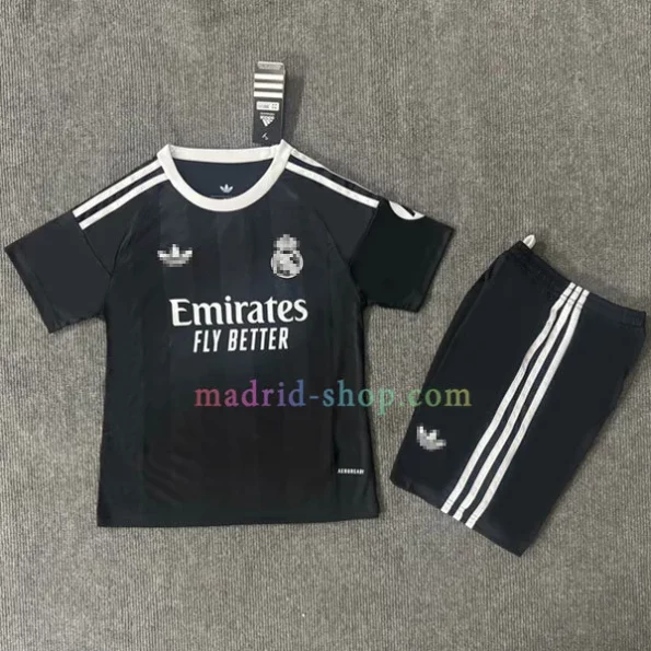 Camiseta de Portero Real Madrid 2025-26 Niño Negro