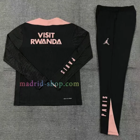 Sudadera de Entrenamiento PSG 2024-25 Niño Versión Jugador Negro - Imagen 2