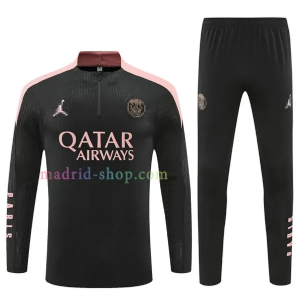 Sudadera de Entrenamiento PSG 2024-25 Negra Versión Jugador