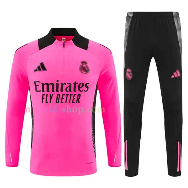 Sudadera de Entrenamiento Real Madrid 2024-25 Kit Rosa Sudadera de Entrenamiento Real Madrid 2024-25 Kit Rosa