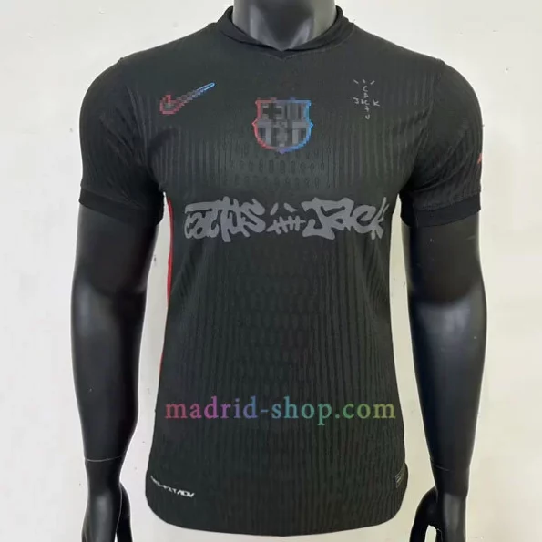 Camiseta Barça Travis Scott Segunda Equipación 2024-25 Versión Jugador