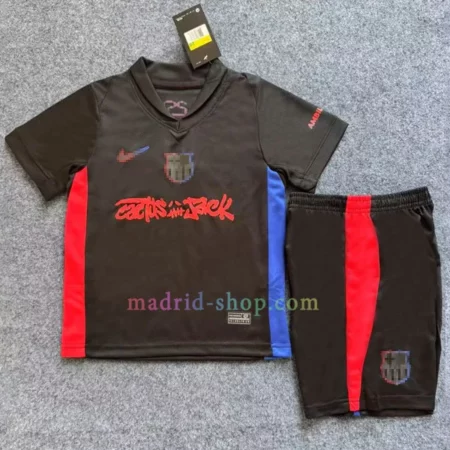 Camiseta Barcelona Travis Scott Primera Equipación 2024-25 Niño