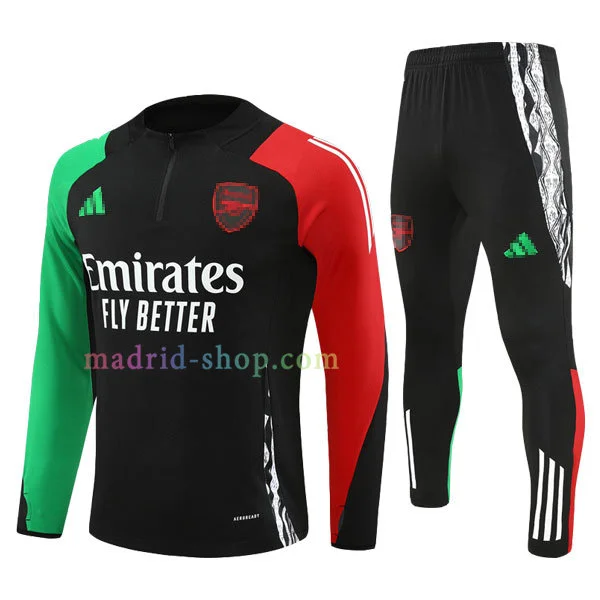 Sudadera de Entrenamiento Arsenal 2024-25 Niño Negro Sudadera de Entrenamiento Arsenal 2024-25 Niño Negro