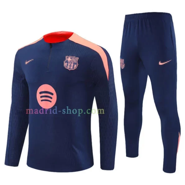 Sudadera de Entrenamiento Barcelona 2024-25 Niño - Azul Versión Jugador