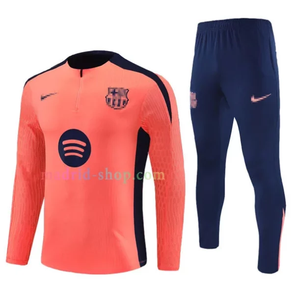 Sudadera de Entrenamiento Barcelona 2024-25 Niño - Naranja Versión Jugador