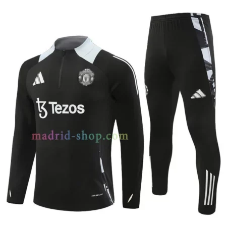 Sudadera de Entrenamiento Manchester United 2024-25 Niño – Blanco