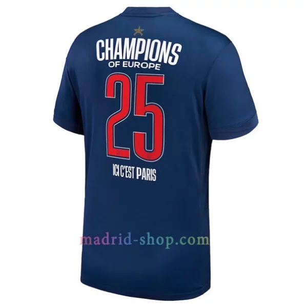 Camiseta PSG Champions 25 Primera Equipación 2025 Versión Jugador
