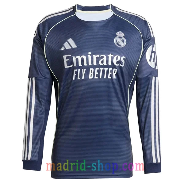 Camiseta Real Madrid Segunda Equipación 2025-26 Manga Larga Camiseta Real Madrid Segunda Equipación 2025-26 Manga Larga
