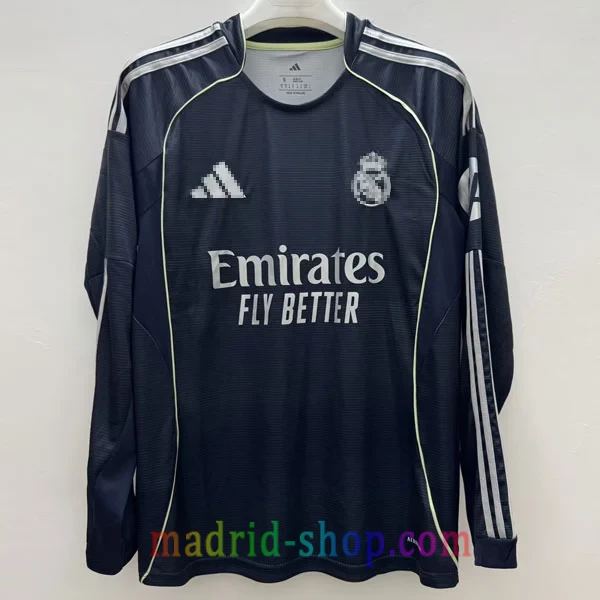 Camiseta Real Madrid Segunda Equipación 2025-26 Manga Larga Camiseta Real Madrid Segunda Equipación 2025-26 Manga Larga - Imagen 2