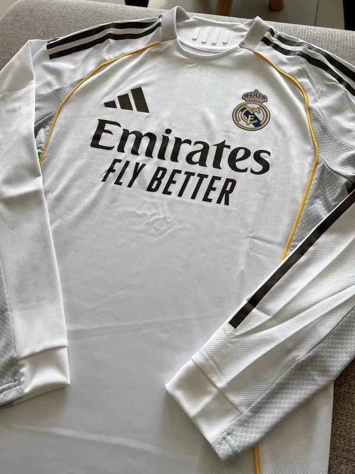 Camiseta Real Madrid Primera Equipación 2025-26 Manga Larga