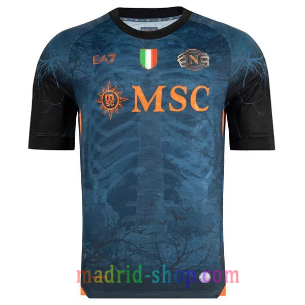 Camiseta Napoli Halloween 2025-26 Azul Camiseta Napoli Halloween 2025-26 Azul