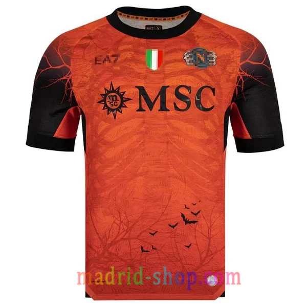 Camiseta Napoli Halloween 2025-26 Naranja Camiseta Napoli Halloween 2025-26 Naranja