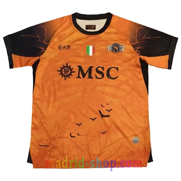 Camiseta Napoli Halloween 2025-26 Naranja Camiseta Napoli Halloween 2025-26 Naranja - Imagen 2