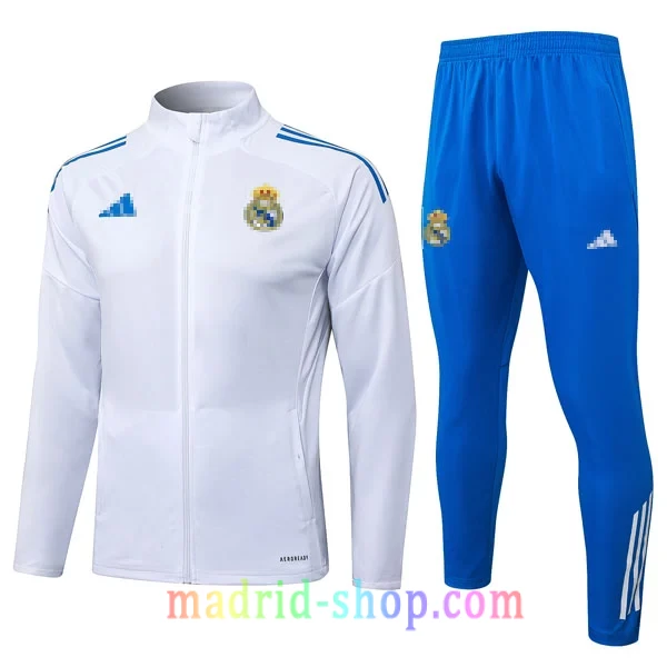 Chándal Real Madrid 2025-26 Blanco y Azul Chándal Real Madrid 2025-26 Blanco y Azul