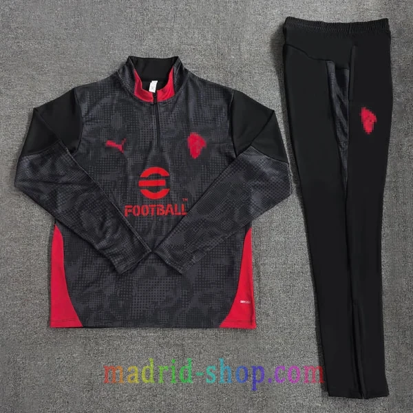 Sudadera de Entrenamiento AC Milan 2025-26 Niño Negro Sudadera de Entrenamiento AC Milan 2025-26 Niño Negro - Imagen 2
