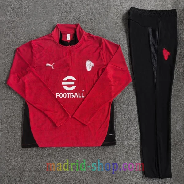 Sudadera de Entrenamiento AC Milan 2025-26 Niño Roja Sudadera de Entrenamiento AC Milan 2025-26 Niño Roja - Imagen 2