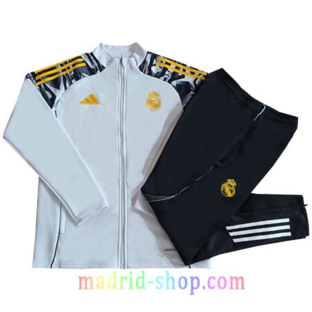Sudadera de Entrenamiento Real Madrid 2025-26 Niño Blanco