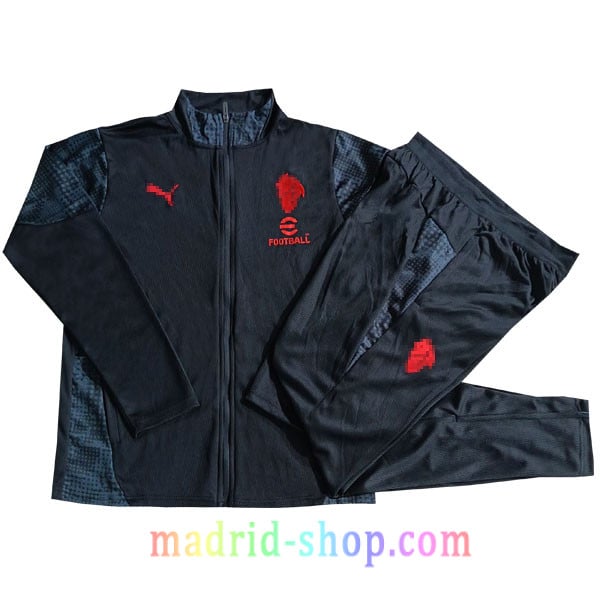 Sudadera de Entrenamiento Milan 2025-26 Niño Negro Sudadera de Entrenamiento Milan 2025-26 Niño Negro